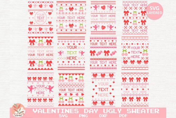 Download Valentines Day Ugly Sweater SVG Bundle - Ugly sweater svg Collection