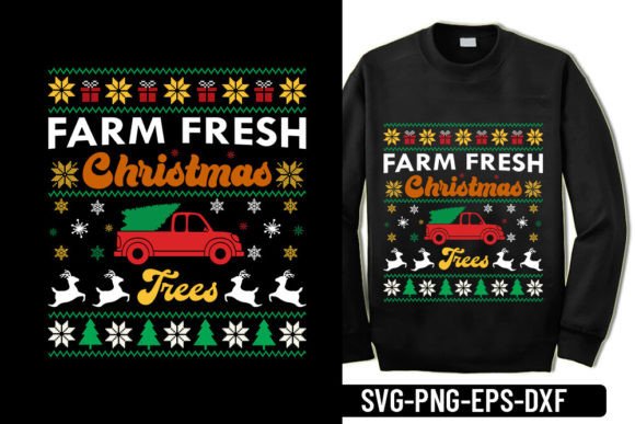Download Farm Christmas Trees - Ugly Sweater Svg - Premium Resources