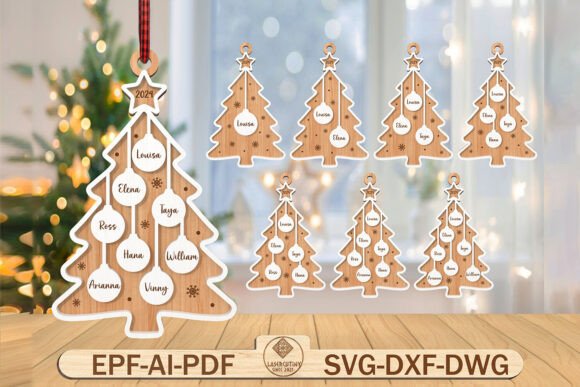 Download Family Tree Ornament Svg - Tree ornament svg Collection