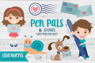 Download Pen Pals Clip Art Graphics & SVG Cutting Files - Cutting files Collection