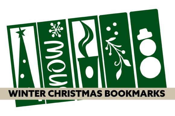 Download Christmas Winter Bookmark Cutting Files - Cutting files Collection