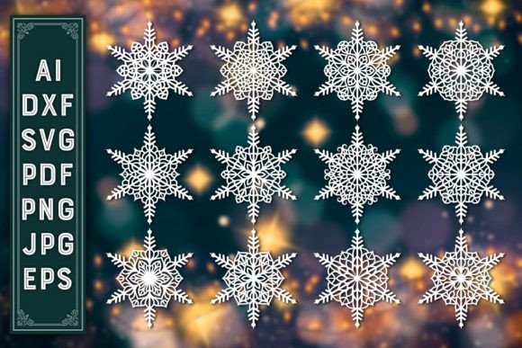 Download Christmas Ornaments Snowflake Bundle 106 - Christmas ornaments Collection