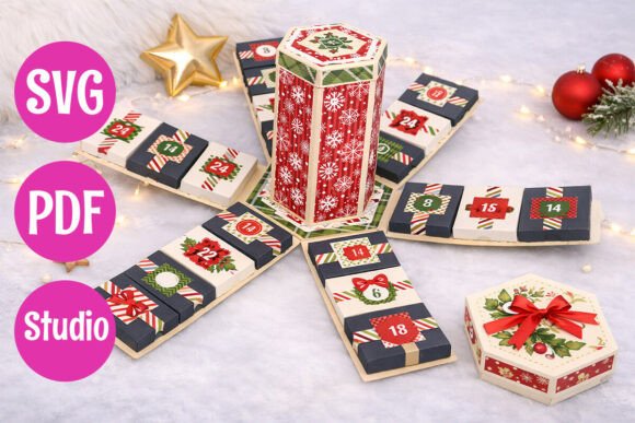 Download Advent Calendar Explosion Box - Advent calendar Collection
