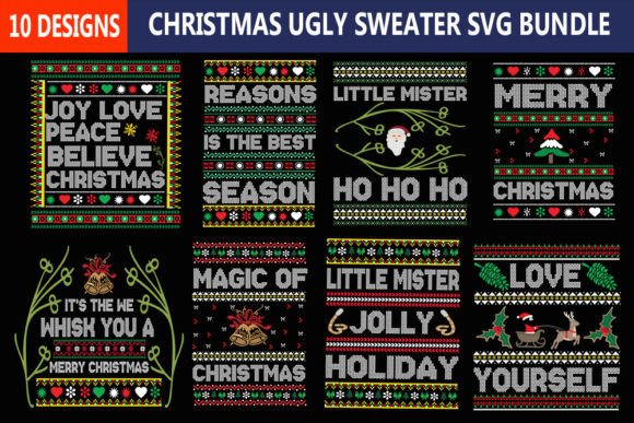 Download Christmas Ugly Sweater Svg Bundle - Ugly sweater svg Collection