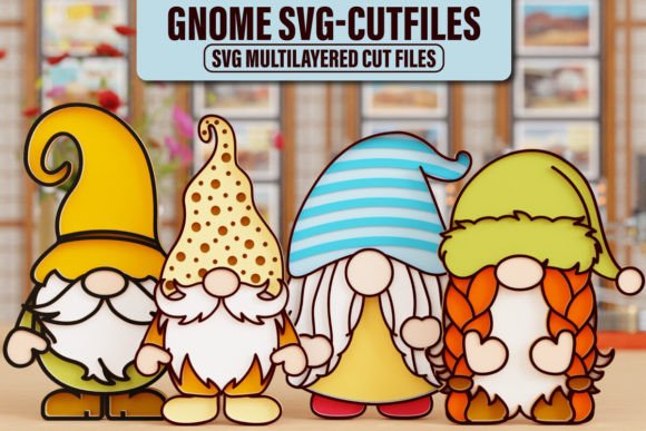 Download Gnome 3d SVG Laser Cutting BUNDLE - Premium Resources