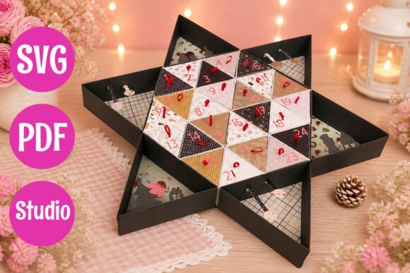 Download Star Advent Calendar Template - Advent calendar Collection