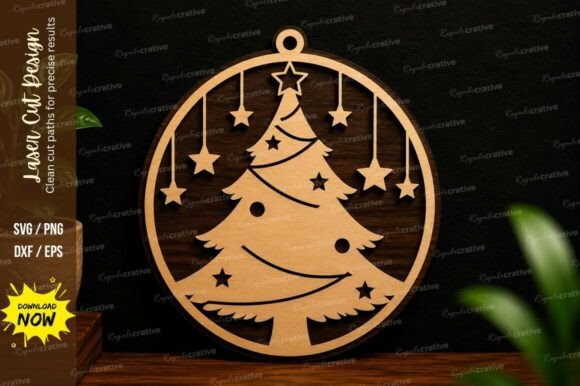 Download Christmas Tree Ornament SVG Laser Cut - Tree ornament svg Collection