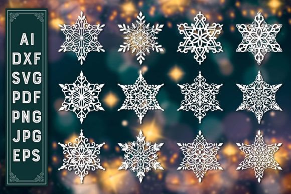 Download Christmas Ornaments Snowflake Bundle 102 - Christmas ornaments Collection