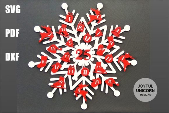 Download Christmas Advent Calendar SVG Cut File - Advent calendar Collection