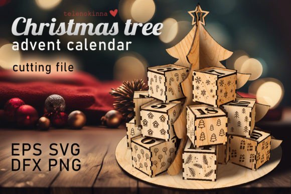 Download Christmas Tree Advent Calendar SVG - Advent calendar Collection