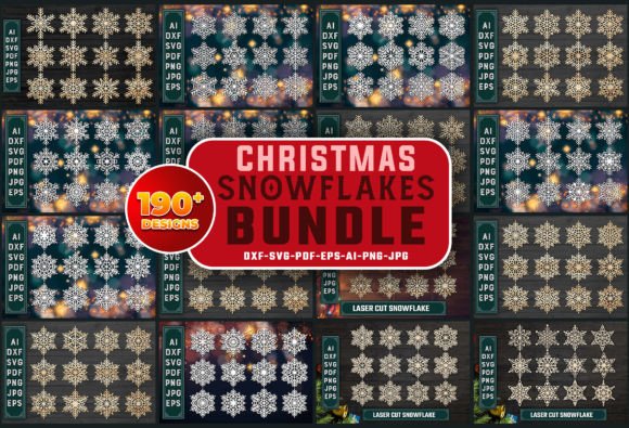 Download Christmas Ornaments Snowflake Bundles 02 - Christmas ornaments Collection