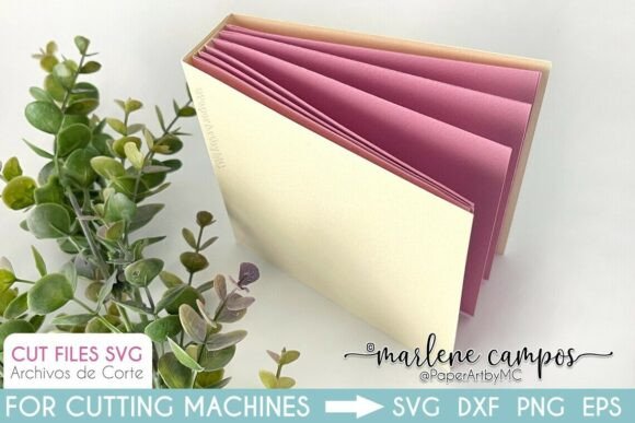 Download Mini Photo Album 5x5” Cutting Files SVG - Cutting files Collection