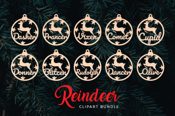 Download Reindeer Christmas Ornaments - Christmas ornaments Collection