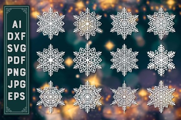 Download Christmas Ornaments Snowflake Bundle 98 - Christmas ornaments Collection